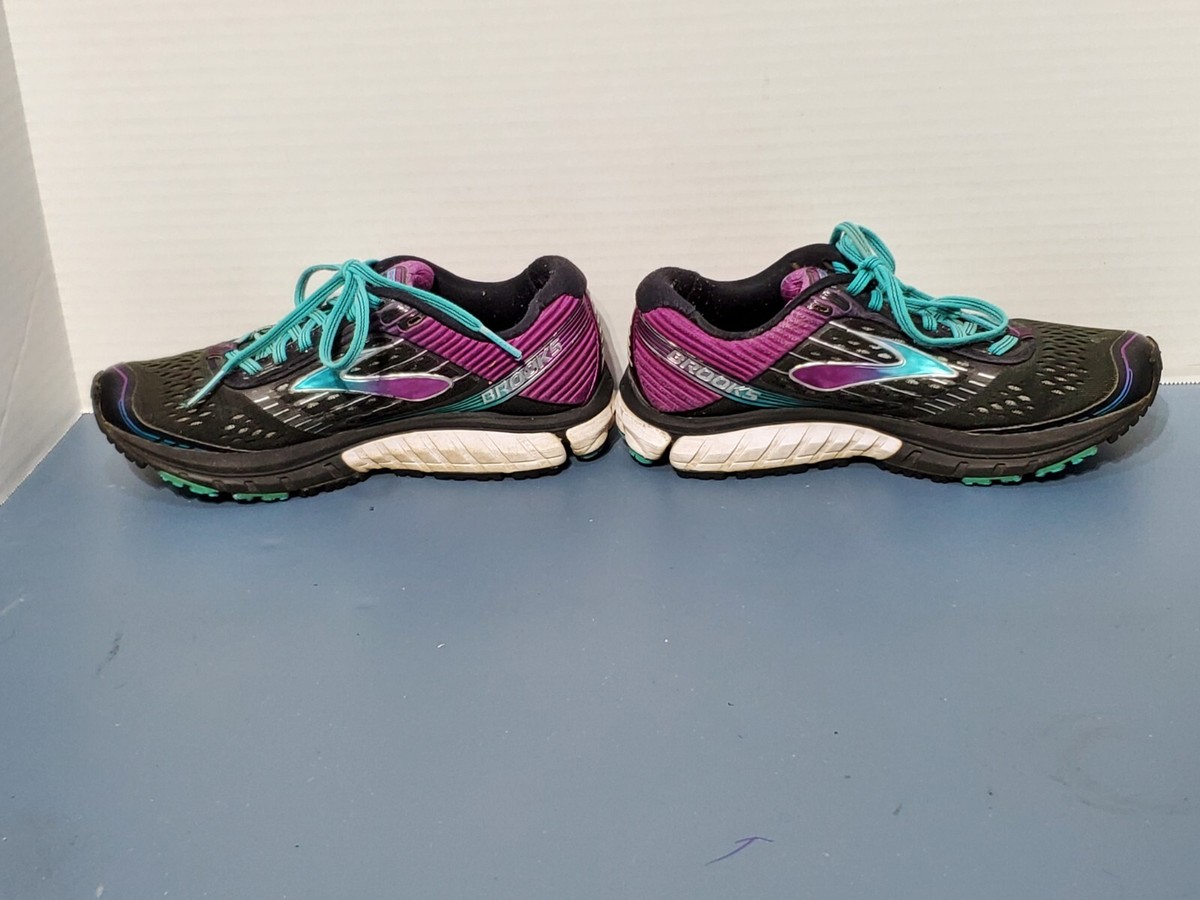 Brooks Ghost 9 Shoes Women's Size 7 B / 38 EU Black Purple | eBay