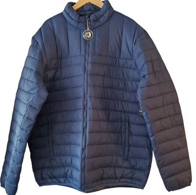 Swiss Tech Mens Puffer Jacket Performance Gear Peak Technology - Navy Blue 38/40