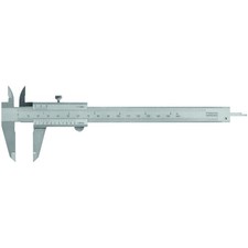 Werkstatt-Messschieber Nonius 1/20 mit Oberarretierung Messbereich 150mm 410200