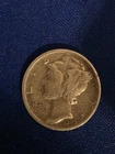 1942-P MERCURY DIME 10¢ PHILADELPHIA 90% SILVER COIN UNITED STATES MINT