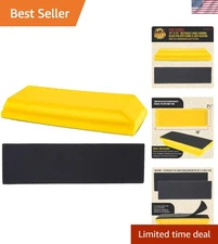 10" x 2-3/4" Professional Hand Sanding Block - Hook & Loop + PSA Adapter