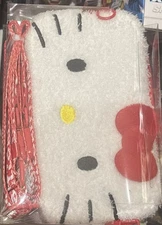 Sanrio Hello Kitty Plush  Cosplay Zip Around Cell Phone Wallet NEW
