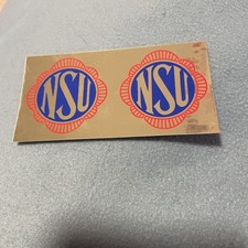 2 NSU Aufkleber
