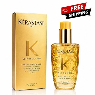 Kerastase Elixir Ultime L'Huile Originale Hair Oil 3.4oz/100ml NEW IN BOX