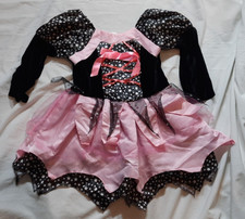Pink Black Halloween Girls Witch Costume Dress Only size 4-6 Years used