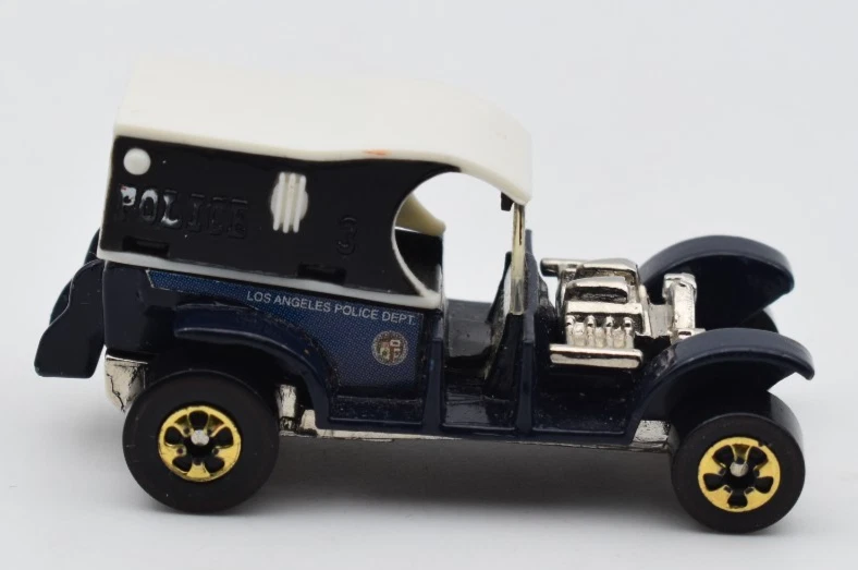 Hot Wheels Prototype LAPD Paddy Wagon with paper label on side. Preproduction - Image 2 of 4