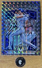 Robin Yount 2021 Panini Mosaic Baseball Producers Silver Mosaic Insert #P9