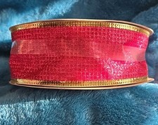 DECORATIVE Wired RIBBON 2" X 75 FT. New 