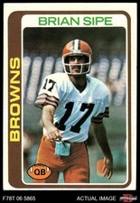 1978 Topps #53 Brian Sipe Browns-FB San Diego St 5 - EX