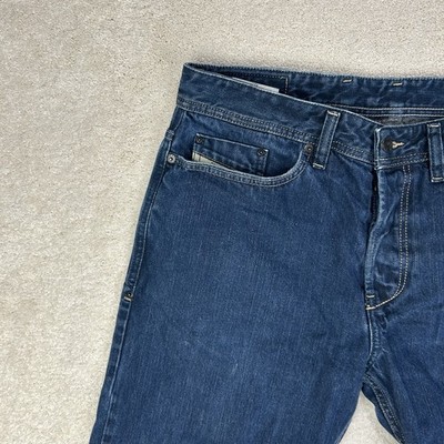 DIESEL Industry Men's KORRIK Dark Wash 008IL Straight Leg Blue Fly