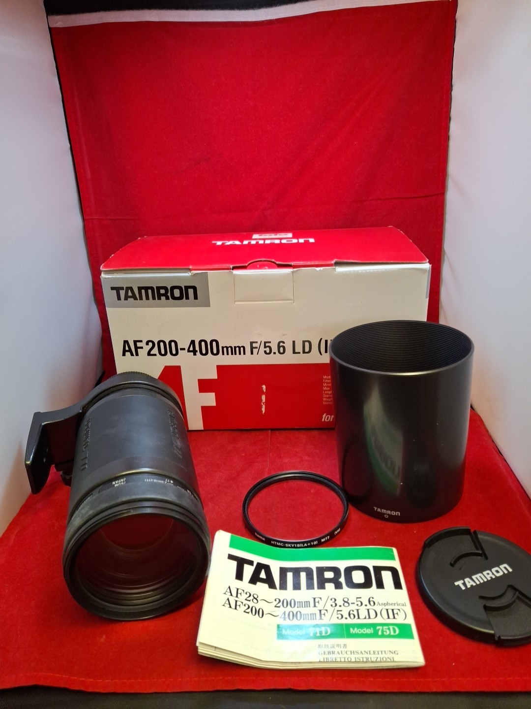 Tamron AF LD IF 200-400mm 75DM 200-400 mm 1:5.6 - Minolta AF / Sony A Z