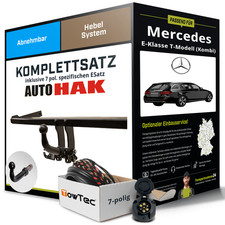 Für MERCEDES E T-Modell Typ S213 Anhängerkupplung abnehmbar +eSatz 7pol 16-23
