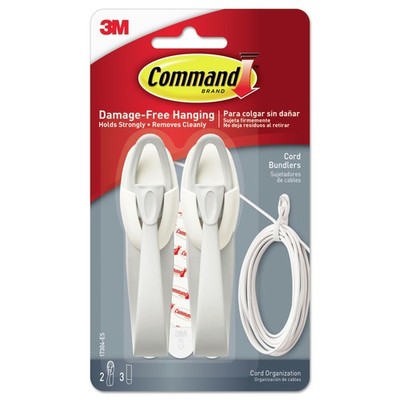 Command 17304ES Cable Bundler - White (2/Pack) New