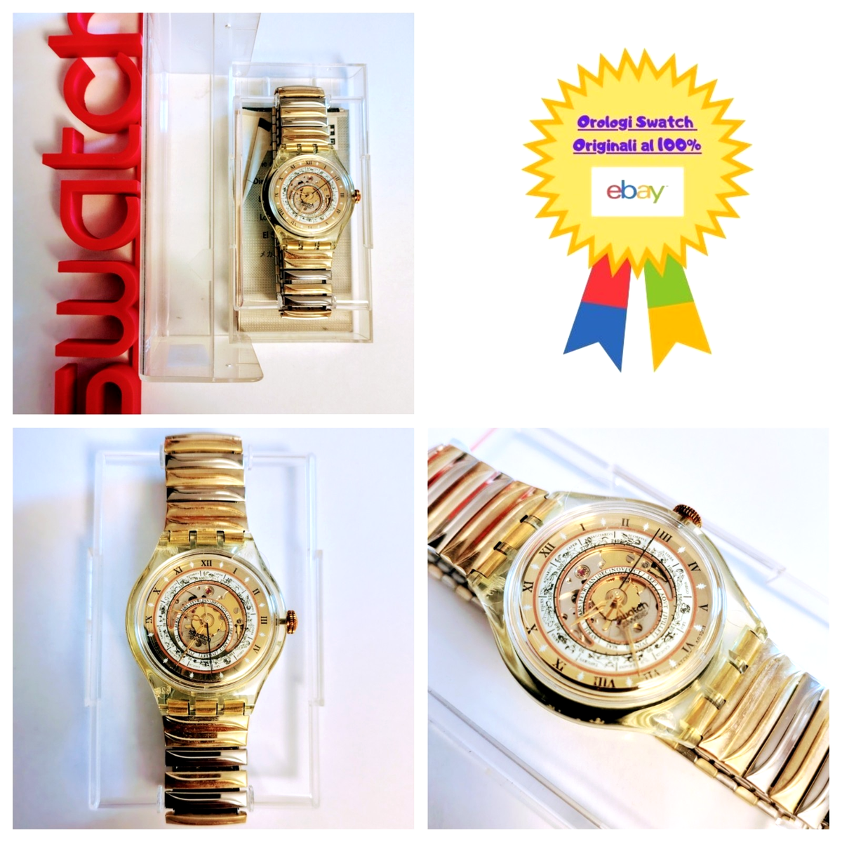 Swatch Automatic Wristwatch SERTI MISTERIEUX SAK113 from