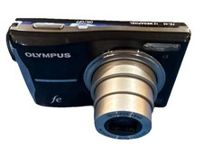 Olympus FE-46 Digital Camera 12.0 MP Black w/ Memory Card And Case Works MINT