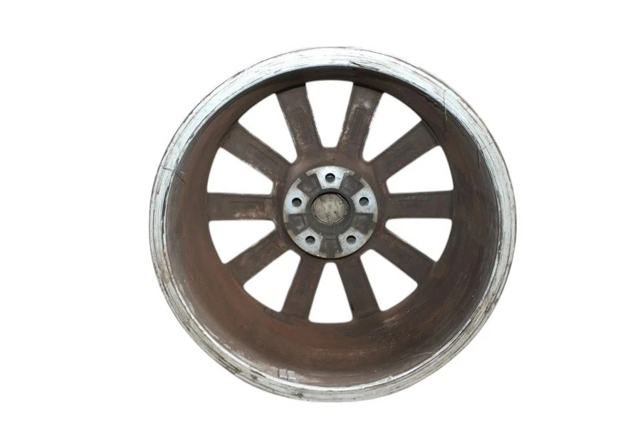 12-18 Audi A6 A6 Quattro S6 10 Spoke Wheel Alloy Rim Disc Chrome 4G0601025AD Oem - Image 4 of 4