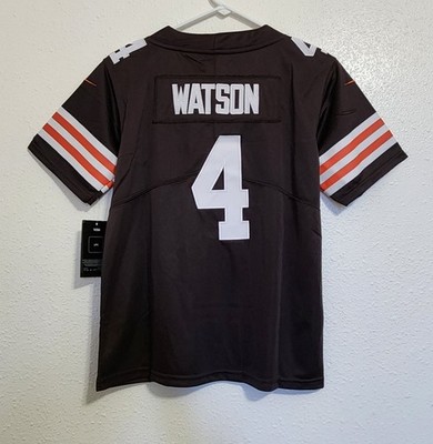 YOUTH Cleveland Browns Deshaun Watson #4 Stitched Jersey Size Small (8) NWT