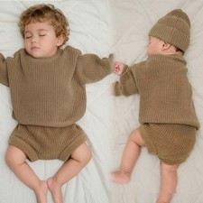 Baby Handmade Knitted Sweater And Shorts