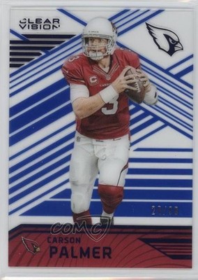 2016 Panini Clear Vision Blue 29/99 Carson Palmer (Arizona Cardinals) #1 7l6