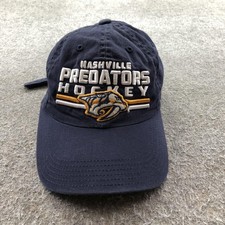 Nashville Predators Hat Cap Strap Back Boys One Size Navy Blue NHL Hockey Youth