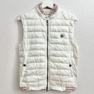 Men's MONCLER Maglia Gilet Quilted Down Puffer Vest Jacket Size Medium