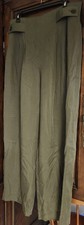 BANANA REPUBLIC NEW Wide-Leg Olive Green - Wonens Pants NWT Size 12