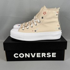 Converse Chuck Taylor Lift Platform Petite Petals Shoes Womens 7.5 A14265C New