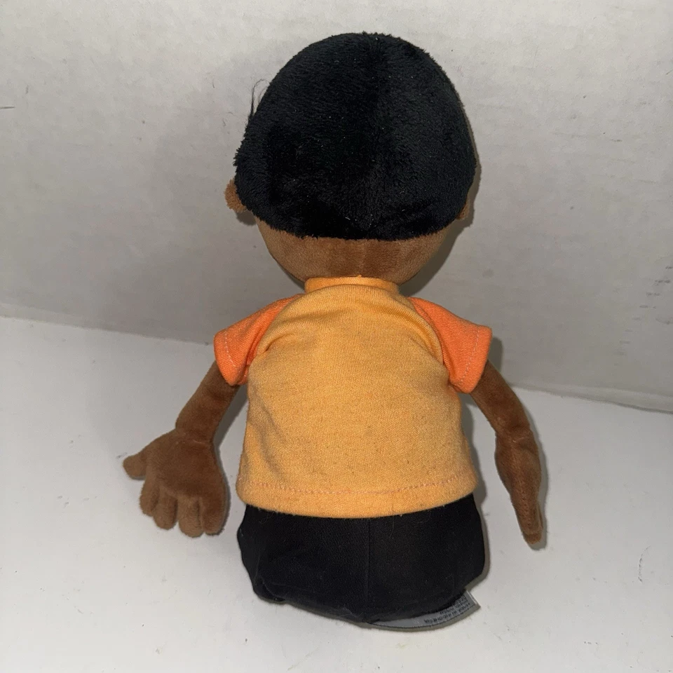 Muñeca de peluche Bino & Fino edición pionera EVCL Nigeria rara juguete afro para niños Foto 3 de 4