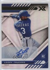 2021 Panini Chronicles Xr Leody Taveras #18 Auto 13st