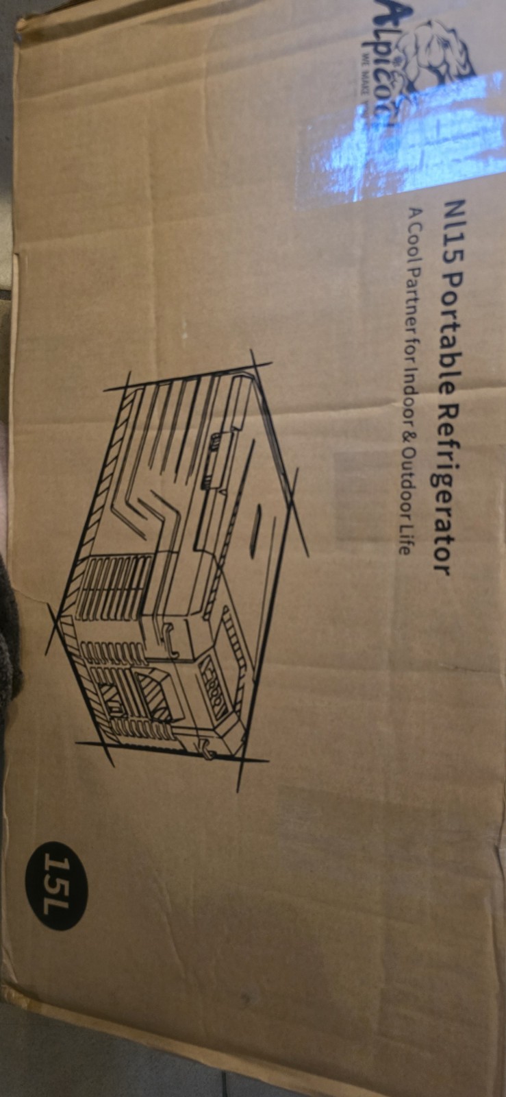 Mobile Kühlschrank Von Der Marke Alpicool NL15