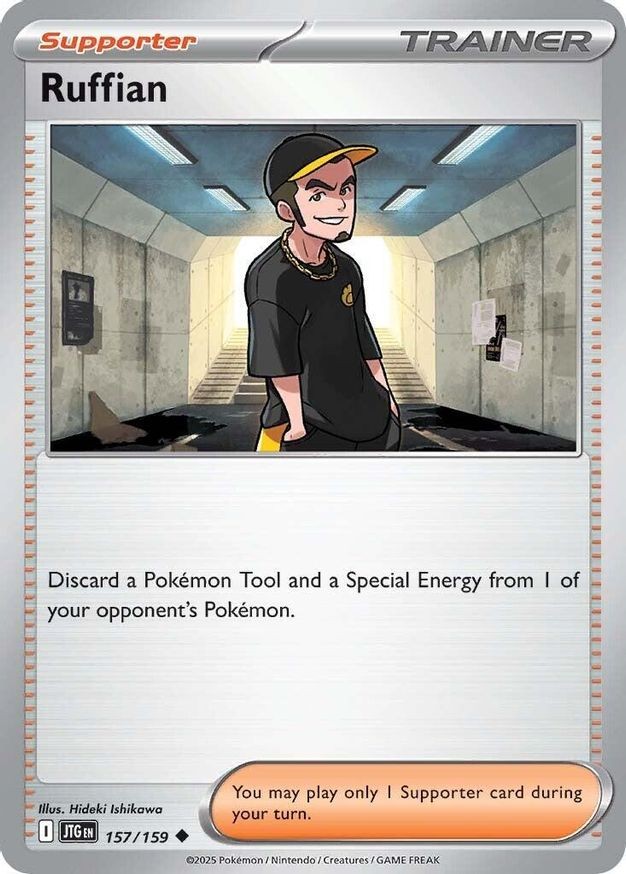 Pokemon Ruffian (157/451) Journey Together LP REVERSE HOLO