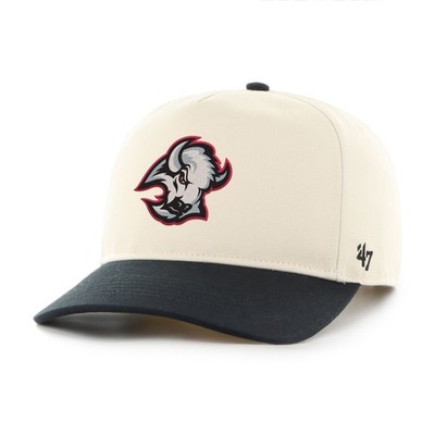 Men's '47 Cream/Black Buffalo Sabres Logo Hitch Adjustable Hat