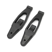 2Pcs Black Hood Latch Base Accessories For Peterbilt 388/389 2008-2011 63011005A