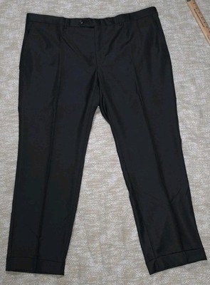 Ermenegildo Zegna Pants 44x30 Charcoal Gray Trofeo Sartorial Wool Flat Front