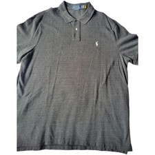 Polo Ralph Lauren Men's Dark Gray Polo Shirt XL Classic Fit Pony Logo