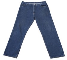 Wrangler Relaxed Fit Jeans Men's Size 44x32 Blue Medium Wash Denim Premium WA783