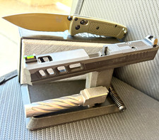 Complete Amp Slide For Glock 19 Gen 3 Rmr Cut Fiber Sights G19 Upper Free Knife