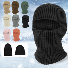 Ski Mask Winter Full Face Mask Beanie Hat Knit Balaclava Hood Tactical Warm Cap
