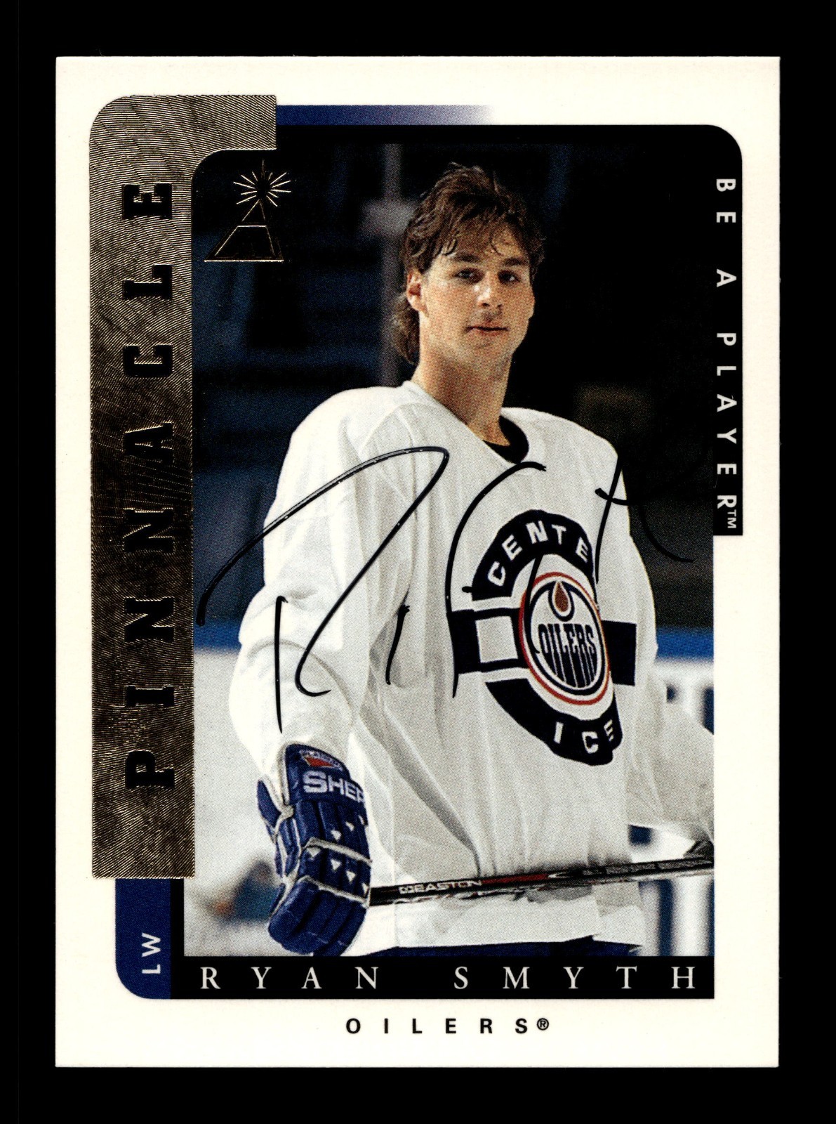 1996-97 Pinnacle Be a Player #198 Ryan Smyth Auto Autograph OILERS