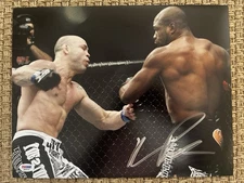 Rampage Jackson Signed UFC Photo PSA/DNA - 11 x 14 Inches,  Standing Left Hook