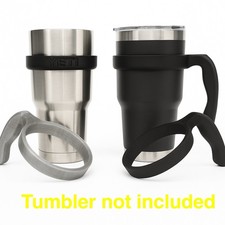 Handle for Tumbler - 30oz. black handle, sturdy, minimal, unique