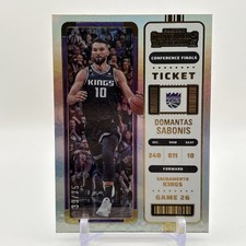 2022-23 Contenders Domantas Sabonis Conference Finals Ticket /75 SAC Kings #73