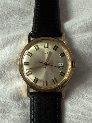Vintage 1973 Timex Mercury Men’s Mechanical Wristwatch Serviced