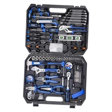 168-Piece Socket Wrench Auto Repair Tool Combination Package Mixed Tool Set 