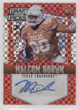 2015 Panini Prizm Collegiate Draft Picks Red Power Malcom Brown #217 Auto n1u