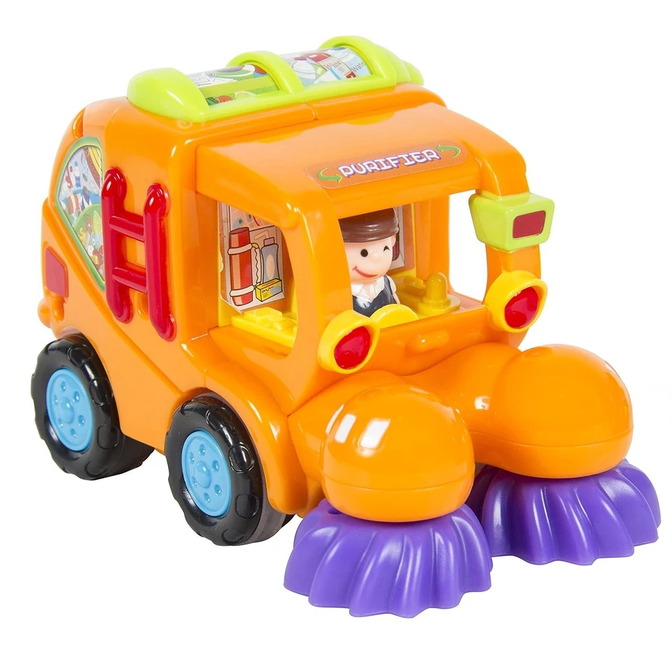 Juego de camiones de juguete 3 piezas coches push & go accionados por fricción para niños pequeños 18+M nuevo en caja regalo Foto 4 de 4