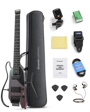Donner HUSH X PRO Electric Guitar Bundle H-S Pickups | Xmas Gift