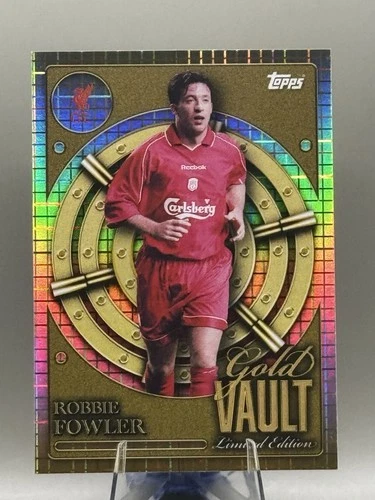 Robbie Fowler Liverpool 2025-26 Topps Collector Tin Gold Vault Limited Edition