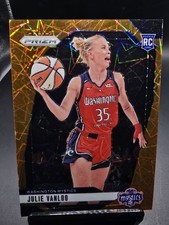 2024 Panini Prizm WNBA #42 Julie Vanloo Orange Velocity Prizms