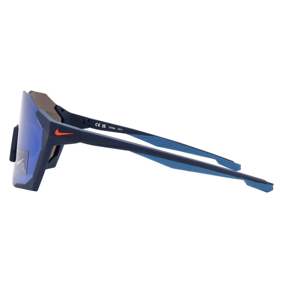 Óculos de sol unissex Nike azul espelho escudo NIKE CHARGE SHIELD IB3518X 492 61 - Imagem 3 de 4